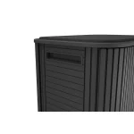 GARDEN LUXE MŰANYAG KÜLTÉRI ZÁRHATÓ SZEKRÉNY - SZÜRKE - Image 3