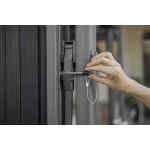 BAR-B-Q GAZEBO  MŰANYAG KERTI PAVILON - dió & szürke - Image 5