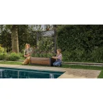 DECO TULIP HÁTFALLAS VIRÁGLÁDA 110L - Dió - Image 3