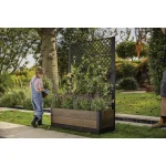 DECO TULIP HÁTFALLAS VIRÁGLÁDA 110L - Dió - Image 4