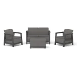 SCANDI LINEA KERTI BÚTOR SZETT JUTE TÁROLÓS ASZTALLAL