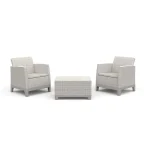 SCANDI FORMA BALKON SZETT JUTE TÁROLÓS ASZTALLAL