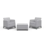 SCANDI FORMA BALKON SZETT JUTE TÁROLÓS ASZTALLAL