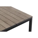 PORTO NOVA 160 MŰANYAG KERTI ASZTAL - dió/grafit - Image 3