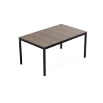 PORTO NOVA 160 MŰANYAG KERTI ASZTAL - dió/grafit - Image 4