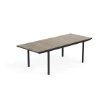 PORTO NOVA EXTENDABLE 160-240 MŰANYAG KERTI ASZTAL - kőrisfa/grafit