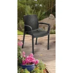 BALI MONO MŰANYAG KARTÁMASZOS KERTI SZÉK - Image 5