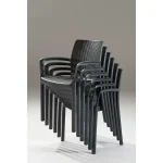 BALI MONO MŰANYAG KARTÁMASZOS KERTI SZÉK - Image 3