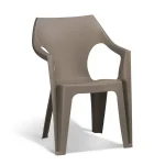 DANTE KARTÁMASZOS ALACSONY TÁMLÁS MŰANYAG KERTI SZÉK - Image 2