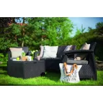 CORFU BOX MŰRATTAN KERTI BÚTOR SZETT TÁROLÓ ASZTALLAL - Image 5