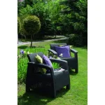 CORFU DUO MŰRATTAN KERTI FOTEL SZETT - Image 5