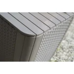 LUZON MŰRATTAN KERTI ASZTAL TÁROLÓ FUNKCIÓVAL - Image 2