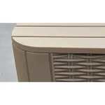 LUZON KEREK MŰRATTAN KERTI ASZTAL TÁROLÓ FUNKCIÓVAL - Image 3