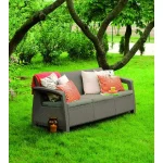 CORFU LOVE SEAT MAX MŰRATTAN KERTI 3 ÜLÉSES KANAPÉ - Image 3