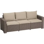 CALIFORNIA 3 ÜLÉSES MŰRATTAN KERTI KANAPÉ