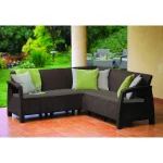 CORFU RELAX MŰRATTAN KERTI SAROKGARNITÚRA ASZTAL NÉLKÜL - Image 3