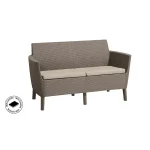 SALEMO 2 ÜLÉSES MŰRATTAN KERTI KANAPÉ