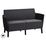 SALEMO 2 ÜLÉSES MŰRATTAN KERTI KANAPÉ