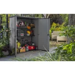 DUOTECH HIGH STORE PLUS FESTHETŐ MŰANYAG KERT TÁROLÓ (2 POLCCAL) - Image 2