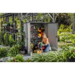 DUOTECH HIGH STORE PLUS FESTHETŐ MŰANYAG KERT TÁROLÓ (2 POLCCAL) - Image 3