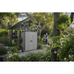 DUOTECH HIGH STORE PLUS FESTHETŐ MŰANYAG KERT TÁROLÓ (2 POLCCAL) - Image 4