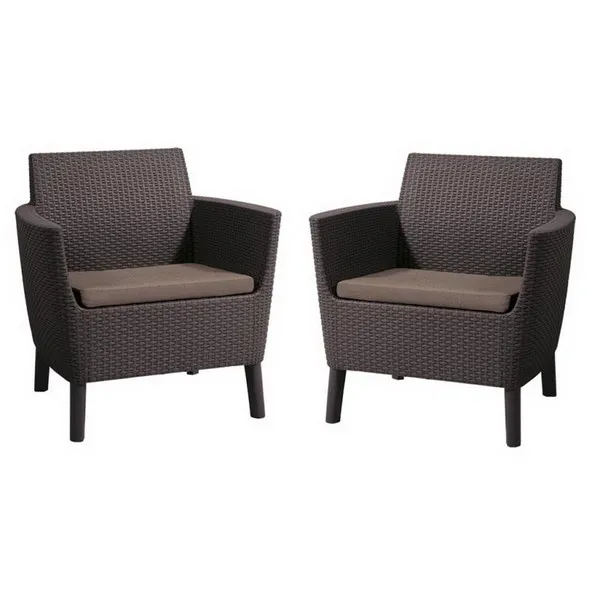 253236 SALEMO DUO MŰRATTAN KERTI FOTEL (2DB) - Image 1