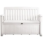 PATIO BENCH MŰANYAG KERTI PAD/TÁROLÓ 227L