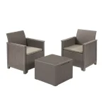 ELODIE BALCONY MŰRATTAN KERTI BÚTOR SZETT PÁRNATARTÓS ASZTALLAL