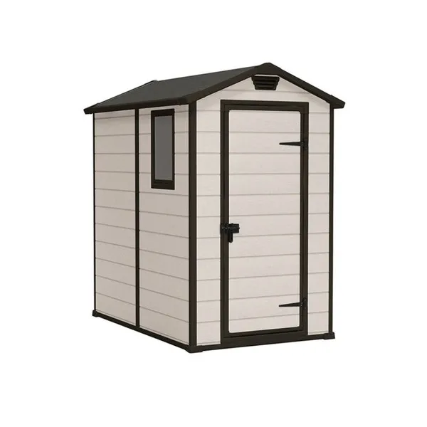 255138 MANOR 4X6 MŰANYAG KERTI HÁZ - Image 1