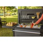 PATIO COOLER & BEVERAGE CART SZÜRKE - Image 5