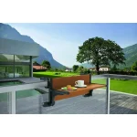 KORLÁTRA SZERELHETŐ POLC 80 CM - Image 3