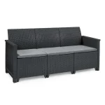 ELODIE 3 SZEMÉLYES MŰRATTAN KERTI KANAPÉ