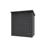 ESSENTIALS 6X4 MŰANYAG SZERSZÁMOSHÁZ - sötétszürke/fekete