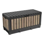 DECOCOAT KENTWOOD MŰANYAG KERTI TÁROLÓ 350L - kőrisfa