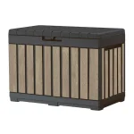 DECOCOAT KENTWOOD MŰANYAG KERTI TÁROLÓ 190L - kőrisfa