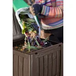 DECO COMPOSTER MŰANYAG KOMPOSZTÁLÓ ALJZATTAL 340L - Image 6