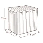 CITY MŰANYAG KERTI TÁROLÓ 113L - Image 6