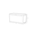 COMFY MŰANYAG KERTI LÁDA 270L - Image 5