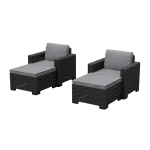 MOOREA BALCONY MŰRATTAN KERTI BÚTOR SZETT - Image 5