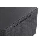 CLAIRE 6 SZEMÉLYES MŰRATTAN SAROKGARNITÚRA KERTI BÚTOR SZETT PÁRNATARTÓS ASZTALLAL - Image 3