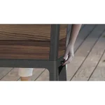 DECO ELEVATED MŰANYAG KERTI VIRÁGLÁDA (alsó polccal) 110L - Image 2