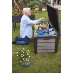 BRUSHWOOD MŰANYAG KERTI LÁDA 455L - Image 6