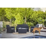 MIA MŰRATTAN KERTI BÚTOR SZETT TÁROLÓ ASZTALLAL - Image 3