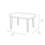 ELISE MŰANYAG KERTI ASZTAL - Image 4