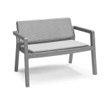 EMILY PATIO MŰRATTAN KERTI BÚTOR SZETT PÁRNÁVAL - Image 4