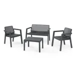 EMILY PATIO MŰRATTAN KERTI BÚTOR SZETT PÁRNA NÉLKÜL - Image 3