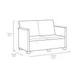 ELODIE MŰRATTAN KERTI BÚTOR SZETT PÁRNATARTÓS ASZTALLAL - Image 6