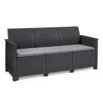 ELODIE 5 SZEMÉLYES MŰRATTAN KERTI BÚTOR SZETT CHICAGO ASZTALLAL - Image 2