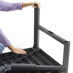 LYON ÁLLÍTHATÓ MAGASSÁGÚ MŰANYAG KERTI ASZTAL - Image 4