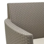 SALEMO 5 SZEMÉLYES MŰRATTAN KERTI BÚTOR SZETT - Image 2